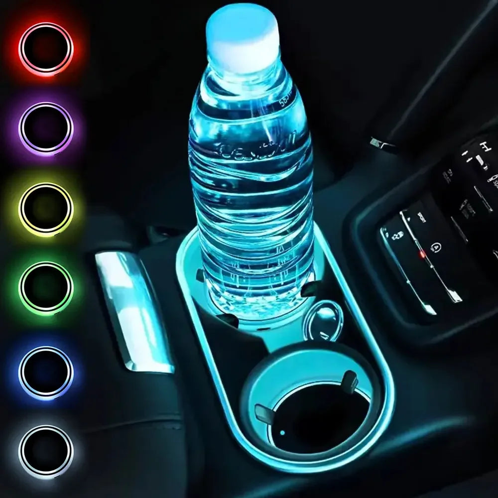 GlowCup – תחתית כוס מוארת עם חיישן לרכב